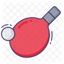 Pingpong Tischtennis Schlager Symbol