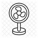 Schreibtischventilator Symbol