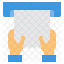 Tissue Paper Towel Hand Icon