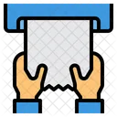 Tissue Paper Towel Hand Icon