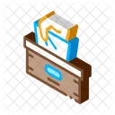 Napkins Box Hand Icon