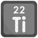 Titan Periodensystem Chemiker Symbol