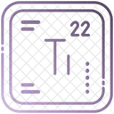 Titanio Quimica Tabela Periodica Ícone