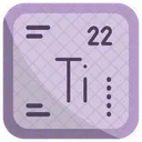 Titanio Quimica Tabela Periodica Ícone