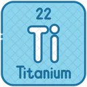 Titanio Quimica Tabela Periodica Ícone