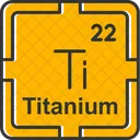 Titanium Preodic Table Preodic Elements Icono