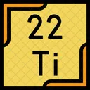 Titanium Periodic Table Chemistry Icon