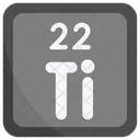 Titanium Periodic Table Chemists Icon