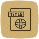 Title Title Tage Labal Sign Icon