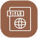 Titre Web Site Web Icon