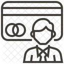 Carte De Credit Personne Proprietaire Icône