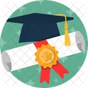 Titulo Educacion Certificado Icono
