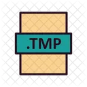 Tmp File Tmp File Format Icône