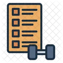 To Do List Gym Activity Icon