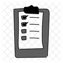 Black Monochrome To Do List Illustration Illustration To Do List Checklist Icon