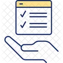 To do list with checkmarks  Icône