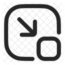 Outline To Pip Icon