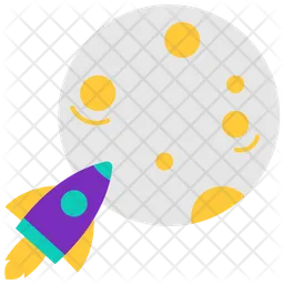 To the moon  Icon