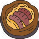 Toad Hole Sausage Icon