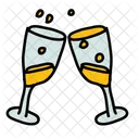 Toast Champagne Drink Icon