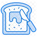 Toast Food Slice Icon