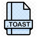 Toast File File Extension Icon