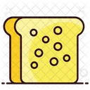 Toast Bread Slice Icon