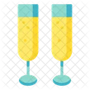 Toast Champagne Glass Icon