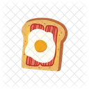 Toast B Food Fast Food Icon