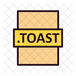 Toast-Datei  Symbol