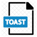Toast File File Format Icon