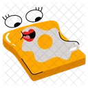 Toast Bread Breakfast Icon