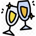 Toast Glass Drink Icon