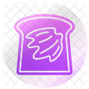 Toast Bread Breakfast Icon