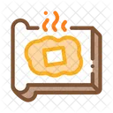 Toast Melting Butter Icon