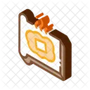 Toast Melting Butter Icon
