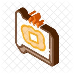 Toast Melting Butter  Icon