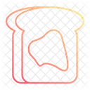 잼을 곁들인 토스트  아이콘