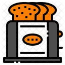 Toaster Bread Kitchen Icon