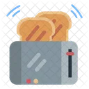 Toaster Bread Breakfast Icon