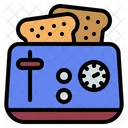 Toaster Bread Kitchen Icon