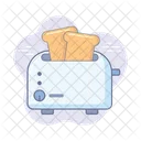 Toaster And Bread  Icon