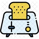 Toaster Kitchen Breakfast Icon