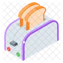 Toaster Bread Slice Icon