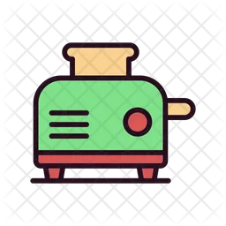 Toaster Machine  Icon