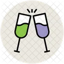 Toasting Cheers Party Icon