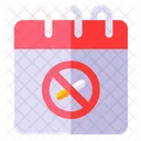 Tobacco Day Calendar Icon