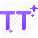 Todas As Letras Maiusculas Letras Maiusculas Texto Tudo Letras Maiusculas Ícone