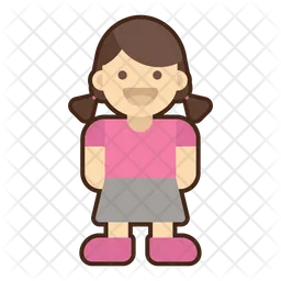 Toddler Girl  Icon