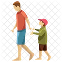 Toddler Dad Son Angry Dad Icon